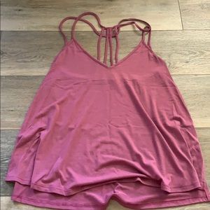 Light Purple Express One Eleven Tank W Cross Strap